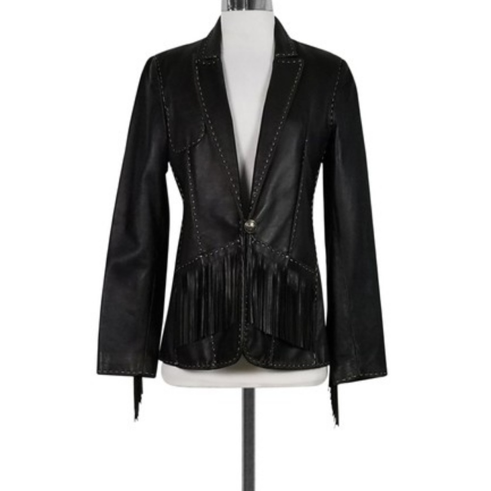 Distressed limited Edition Donald J Pliner  jacket